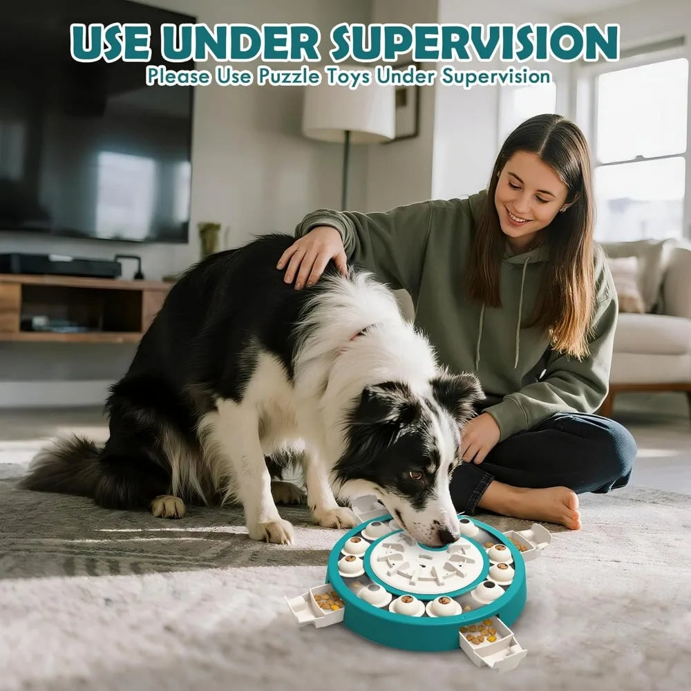 Dog Puzzle Toy, Level 3 in 1 Adjustable Difficulty,Mental Stimulation Training